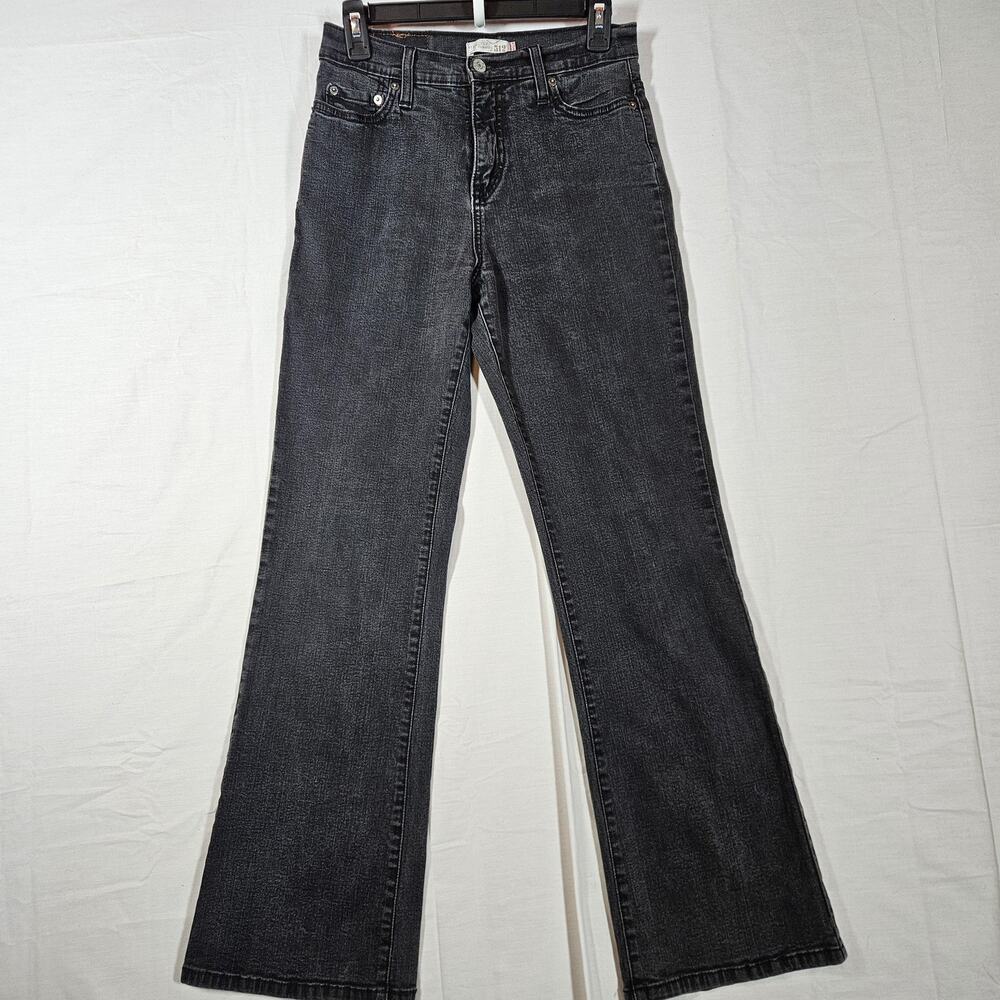 Y2K Levis 512 Perfectly Slimming Jeans Womens 8S 26x29 Black Bootcut Mid Rise